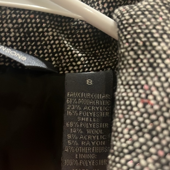 Black and white Blazer with pink sparkle - Picture 2 of 3